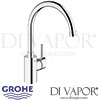 Grohe Concetto Single-Lever Kitchen Sink Mixer Spare Parts